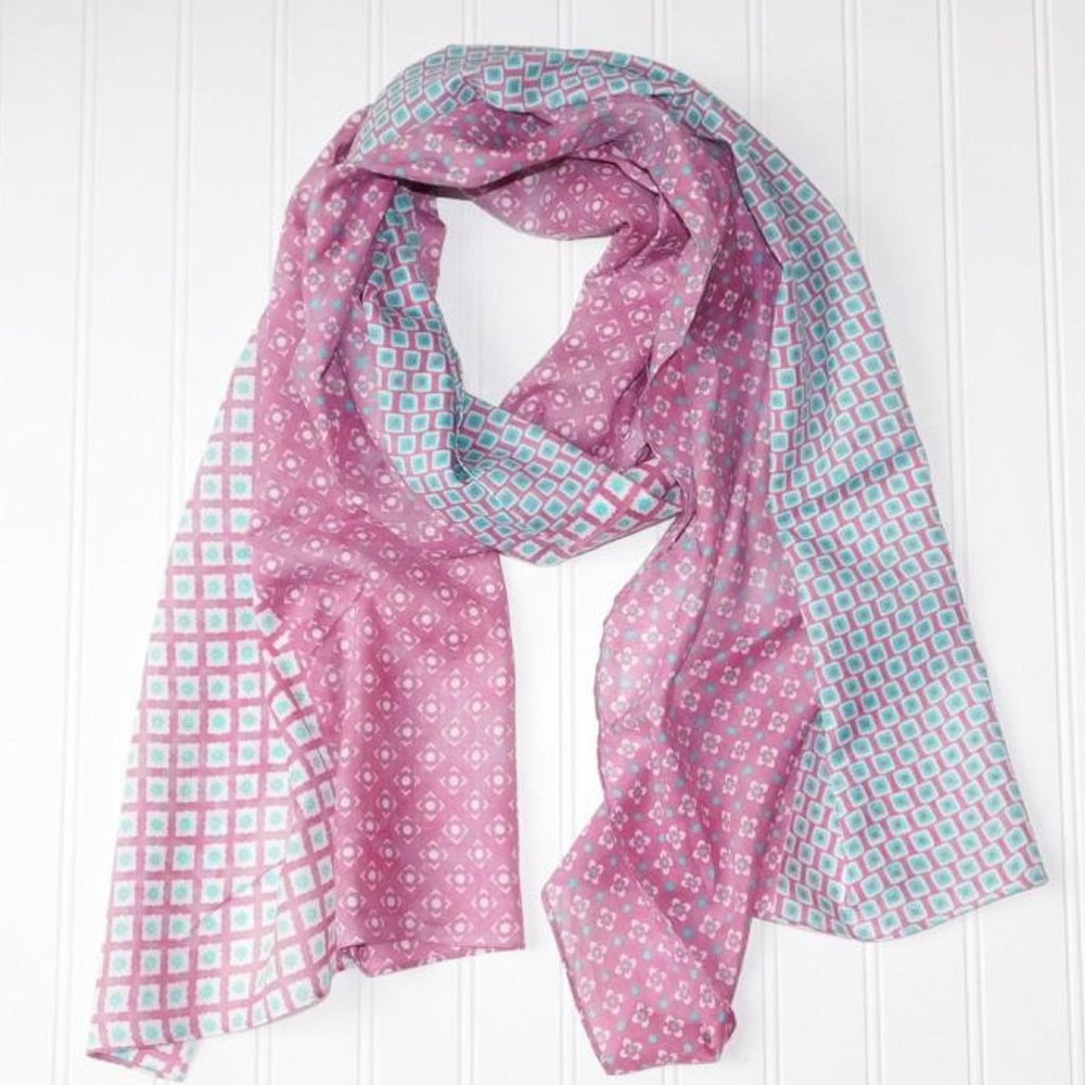 Chloe Geo Floral Scarf